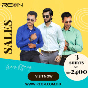 3 Formal Shirts Combo Offer